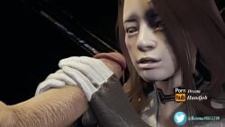 1boy 1girls 3d animated eye_contact handjob mass_effect miranda_lawson mp4 rosemaph sound tagme video