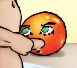 2boys annoying_orange color colored cum cum_in_mouth cum_inside fiddlepids fruit fruit_humanoid gay gay_sex green_eyes human human_penetrating_object interspecies light-skinned_male looking_at_another looking_at_partner looking_up male male/male male_only oral oral_penetration oral_sex orange orange_(annoying_orange) orange_body paheal penis rule_34_(paheal) sex shiny_skin size_difference yaoi youtube