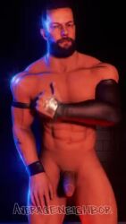 1boy 3d 3d_(artwork) abs animated athlete average_neighbor beard boner caucasian caucasian_male celebrity dancing erect_penis erection finn_balor gay gay_male hard_on male male_only mp4 muscles muscular muscular_male music pecs real_person sound tiktok_trend video wrestler wwe