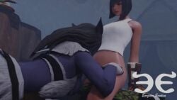 1futa 1girls 3d animated barrel black_hair blowjob blue_skin cat_ears cat_eyes cat_tail catgirl dreadlocks eorzean_erotica female femdom final_fantasy final_fantasy_xiv fur futa_on_female futanari gloves grey_eyes hat keeper_of_the_moon kemonomimi leaning leaning_back leih_aliapoh miqo'te mp4 no_sound on_chair on_knees outside sitting sitting_on_chair tagme tail tank_top tent video