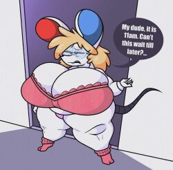 animal_crossing anthro big_breasts breasts female furry nintendo petri_(animal_crossing) redphucksaround rodent rodent_humanoid tagme