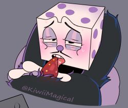 blowjob cuphead_(game) king_dice kiwii_magical the_cuphead_show the_devil_(cuphead)