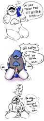 deltarune dildo lancer_(deltarune) masturbating_while_being_watched masturbation rouxls_kaard tagme