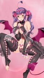 1boy 1girls animated breast_grab breasts feet female full_body groping huge_breasts mp4 no_sound nutaku project_qt shorter_than_10_seconds shorter_than_30_seconds spread_legs succubus_(project_qt) tagme thighhighs video