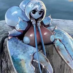 1girls athletic_female big_ass big_breasts blue_lobster blue_lobster_girl blue_lobster_jumpscare blush breasts earrape female gijinka jumpscare lobster lobster_girl meme monster_girl mp4 muto_fan psyk323 sound sound_only_video tagme video