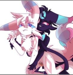 eeveelution pokemon pokephilia sylbreon sylbreonhp sylveon tagme umbreon