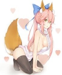 tamamo no mae (fate) from fate (series) by silver (chenwen)