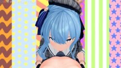 1boy 1girls 3d animated blowjob blue_eyes blue_hair blush cum cum_in_mouth cum_inside ejaculation faucet_face fingerless_gloves gloved_handjob gloves handjob hololive hololive_gen_0 hololive_japan hoshimachi_suisei light-skinned_female light-skinned_male light_skin longer_than_one_minute male_pov mp4 open_mouth oral pov pov_blowjob pov_eye_contact smile sound straight tongue tongue_out video virtual_youtuber vtuber