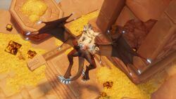 3d dracthyr dragon dragonflight dragons furry mating screenshot sex small_breasts vulpera