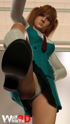 asuka langley sohryu from neon genesis evangelion by wolfwhistle3d