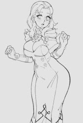 annette fantine dominic from fire emblem by rizdraws
