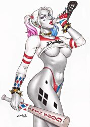 harley quinn from batman (series) by carlos braga
