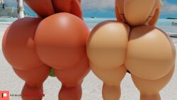 2boys ass backsack balls beach big_ass big_butt bikini bubble_ass bubble_butt bulge camseven fat_ass fat_butt femboy fennec finnick fox furry furry_only huge_ass huge_butt large_ass large_butt male male_focus male_only nick_wilde tail thick_ass thick_butt zootopia