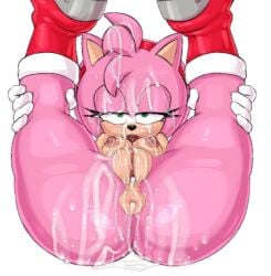 1girls amy_rose anthro anus areolae ass big_ass boots breasts bubble_butt cum cum_in_ass cum_in_pussy cum_inside cum_leaking cum_leaking_out_of_anus cum_leaking_out_of_pussy cum_on_breasts cum_on_face dazed fat_ass female female_only green_eyes guillion_(toshkarts) half-closed_eyes hedgehog huge_ass large_ass legs_up looking_at_viewer nipples nude nude_female presenting presenting_anus pussy pussy_juice solo sonic_(series) sonic_the_hedgehog_(series) thick_ass thick_thighs thoroughly_fucked used white_background wide_hips