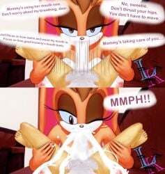 blowjob blowjob_face cum cum_in_mouth female furry lewdkatsu mommy mommy_kink mother old old_woman older_female orgasm pov pov_eye_contact sonic_(series) sonic_the_hedgehog_(series) vanilla_the_rabbit