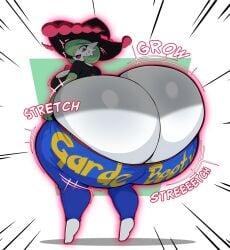 ai_assisted anthro anthro_only ass_expansion big_ass big_breasts breasts bubble_butt female gardevoir huge_ass huge_breasts monkechrome pokemon pokemon_(species) shortstack thick_thighs vanessa_(zer0264) wide_hips