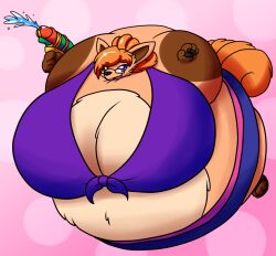 big_breasts bigsychrome breasts cleavage female furry huge_breasts inflation tagme thick_thighs wide_hips