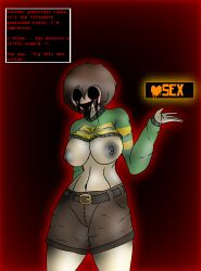 chara from undertale by floppanormal