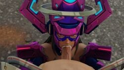 1boy 1boy1girl 1girl1boy 1girls 3d 3d_(artwork) 3d_render blowjob_gesture blowjob_only clothed clothed_female_nude_male cum cum_in_mouth cum_inside cumshot female female female_focus galacta galacta_(marvel_rivals) headgear helmet looking_at_penis looking_at_viewer looking_up looking_up_at_viewer marvel marvel_comics marvel_rivals mouth_closed mouth_full_of_cock mouth_hold rrazznsfw sex tagme woman_focus women