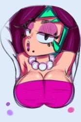 brawl_stars breasts clothed clothing lola_(brawl_stars) mousepad papersketch