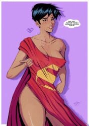 1girls dc dc_comics english_text female female_only lois_lane lois_lane_(my_adventures_with_superman) my_adventures_with_superman solo superman superman_(series) tagme text