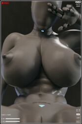 1girls 3d 3d_(artwork) 3d_model abs breasts camera_pov camera_view closeup faceless_female female female female_focus female_only looking_at_viewer maxsterbrge medium_breasts monster_girl muscular muscular_female peace_sign pussy pussy_peek robot robot_girl