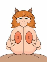 2d beat_banger big_breasts gif loop luksiedraws marvel paizuri reskin squirrel squirrel_girl_(marvel) squirrel_girl_(marvel_rivals)