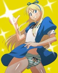 ass_focus blonde_hair crossdressing femboy ippo persona_4 teddie_(persona) upskirt
