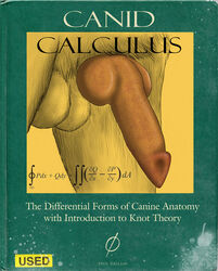 1boy balls book canine emptyset knot male male_only math parody penis solo