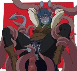 1girls absurd_res alternate_version_available anal anal_focus anal_oviposition blue_skin blush clothed clothed_sex commission commissioner_upload critical_role critical_role:_the_mighty_nein crotch_rub dubious_consent dungeons_and_dragons edging elotakugames forced freckles freckles_on_breasts jester_lavorre nipple_tweak oviposition pregnant pregnant_female pussy_rubbing restrained restrained_by_tentacles spread_legs stomach_bulge sweat tail tears teasing tentacle tentacle_sex tiefling tiefling_girl torn_clothes torn_pantyhose