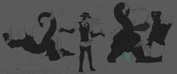 about_to_pound_the_fuck_outta_em anal arched_back artful_(die_of_death) back_view black_body black_gloves bondage civilian_(die_of_death) confused crowd crowd_watching dialogue dick die_of_death die_of_death_(roblox) erection exposed_ass fur gay gay_sex grey_background greyscale hand_on_ass hard_on hat helpless high_resolution highres holding holding_legs levitation looking_back magic magic_wand male male/male mask muscles muscular muscular_male naked_male penis penis_on_ass pov precum presenting presenting_ass proud pulling_down_pants pursuer_(die_of_death) raised_tail roblox roblox_game robloxian rope rope_bondage show smile spread_legs standing standing_sex tail talking_to_viewer thick_thighs tied_hands tied_up unable_to_escape unable_to_move venopython wand