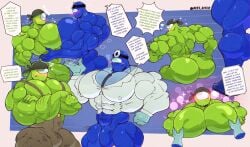 among_us among_us_blue among_us_green deesarti_ gay muscles