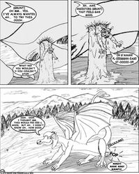 anal anal_vore ass canine comic cum dci dragon english_text female fox macro male sacrifice scalie size_difference text unwilling_prey vore willing_pred