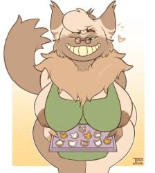 big_breasts breasts chubby cleavage female furry huge_breasts justkindofhere nipples tagme thick_thighs wide_hips