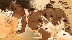 anthro anthro_on_anthro anthro_penetrated anthro_penetrating anthro_penetrating_anthro character_request cum cum_inside fakeryway tagme