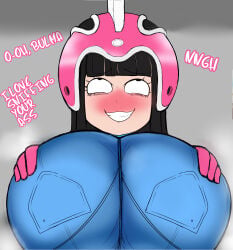ahe_gao ass ass_sniffing ass_worship big_ass black_hair bulma_briefs chichi dragon_ball dragon_ball_z eyes_rolling_back grabbing_from_behind helmet jeans lesbian_sex looking_pleasured milf musk sex yuri zombiedolly