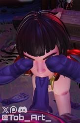 3d 3d_(artwork) alternate_version_available armor armored armored_female arms_behind_back armwear big_breasts big_penis black_hair black_hair_female breasts commission completely_nude completely_nude_female continuation covered_eyes cube_monster_(fortnite) fortnite fortnitemares functionally_nude functionally_nude_female huge_cock huge_penis monster monster_cock monster_on_female monster_rape nude nude_female on_knee on_knees oral oral_penetration oral_sex penis penis_in_mouth penis_on_eye penis_on_eyes penis_on_face penis_over_one_eye rape raped_by_monster raped_female short_hair short_hair_female the_order_(fortnite) the_order_(reforged) tied tied_hands tied_up tob_art_ watermark