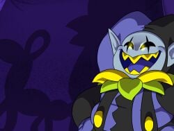 1boy balloon_animal deltarune humor jester jevil_(deltarune) penis solo yoshimister