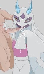 facial froslass male_human/female_pokemon mega_froslass pheroviran pokemon_(species)