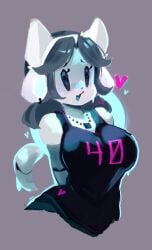 big_breasts breasts female tagme temmie_(undertale) yasidip