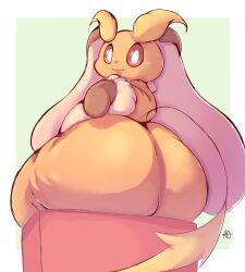 anthro bbw dumptruck_ass furry fusion game_freak huge_ass lightmizano looking_at_viewer looking_back lopunny nintendo plump_ass pokemon pokemon_dppt pokemon_fusion presenting_penis raichu raipunny red_eyes shortstack showing_off sitting stevest58244496 thirsty voluptuous