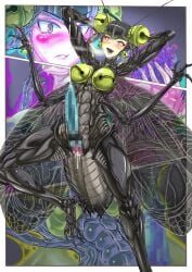 athletic_futanari breasts corruption damu_otoko enemy_conversion futa futa_only futanari herm hermaphrodite huge_ass huge_breasts insect insect_abdomen insect_girl insect_humanoid insect_wings insectoid insects intersex lin_lin_(one-punch_man) monsterification multi_arm multi_genitalia multi_limb one-punch_man penis pussy thick_thighs wide_hips wings