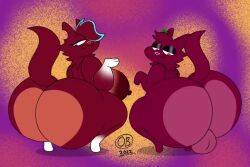 2d animated anthro ass backsack big_ass big_breasts big_butt breasts breathotter bubble_ass bubble_butt butt casey_(chip_at_night) chase_(chip_at_night) commission edited fat_ass female huge_ass mp4 music shaking shaking_ass shaking_butt sound synchronized text video