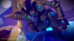 2boys 3d anal anal_sex animated aurelion_sol azir bouncing_penis butt dick erection gay humanoid league_of_legends male male/male male_only mp4 no_sound penetration penis riding_penis sex testicles twitchyanimation video