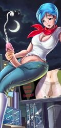 1futa big_breasts big_penis blue_hair breasts bryan-lobdell bulma_briefs city clothed clothing cum cumshot dragon_ball dragon_ball_z ejaculation erect_penis erection futa_giantess futa_only futanari giant_futanari giantess human light-skinned_futanari light_skin macro macro_futa masturbation mostly_clothed orgasm penis short_hair solo