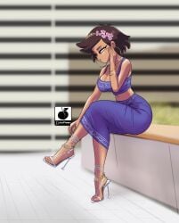 mrs. boonchuy from amphibia by linkartoon
