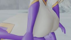 1girls 3d animated ass ass_focus ass_shake bodysuit breasts female from_behind gloves huge_ass jiggle kishi mount_lady my_hero_academia no_sound shiny shiny_clothes shounen_jump skin_tight solo thick_thighs twerking video webm yuu_takeyama