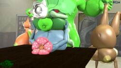 3d animated female female_focus hyper hyper_breasts hyper_penis mega_swampert mow_rotom mp4 no_sound paizuri pokemon rgtdwtbr roserade rotom source_filmmaker tagme video vileplume whimsicott