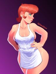 breasts cartoon_network dexter's_laboratory dexter's_mom fanart flankkun mature mature_female milf milftoon nsfw thick_thighs