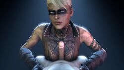 1boy1girl 3d animated batman:_arkham_origins batman_(series) blonde_hair boobjob cleavage cleavage_window completely_naked completely_naked_male completely_nude completely_nude_male copperhead copperhead_(arkham_origins) copperhead_(dc) dc dc_comics larissa_diaz looking_at_viewer paizuri paizuri_lead_by_female pov sfm short_hair skeletron27 sound source_filmmaker tagme titfuck titjob video